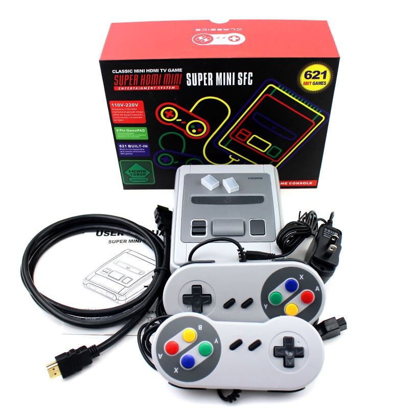Consola Retro CoolBaby NES HDMI 600 Juegos Incorporados + 2 Controles